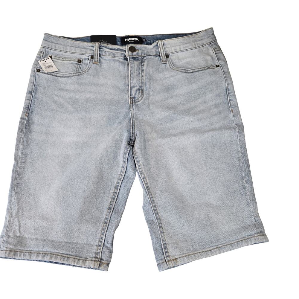 RSQ Men's Light Wash Denim Shorts Size: 33